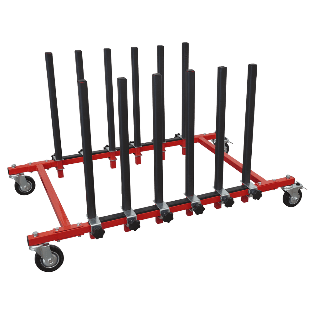 Panel Storage Rack Mobile Holds 5 Panels