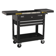 SEALEY Mobile Tool & Parts Trolley - Black AP705MB-1-73