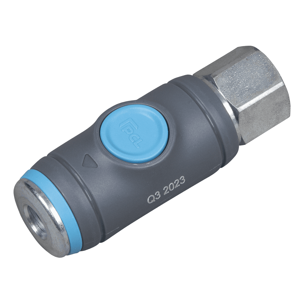 PCL Push-Button Safety Coupling Body Female 1/2