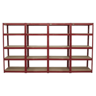 SEALEY Racking Unit with 5 Shelves 150kg Capacity Per Level - Set of 4 AP6150COMBO-1-73
