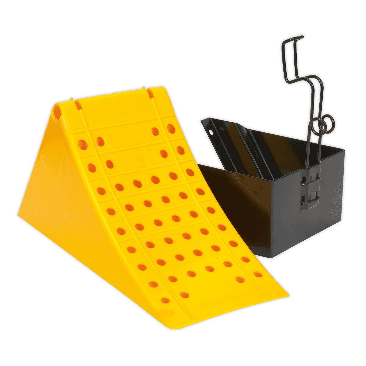 Wheel Chock with Bracket - Commercial
