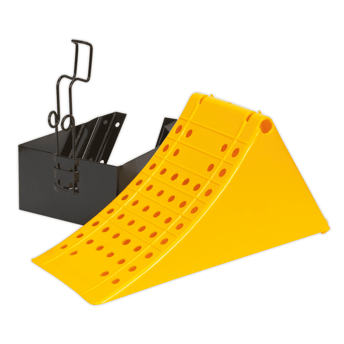 Wheel Chock with Bracket - Commercial