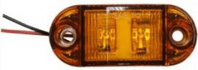 SIDE MARKER LIGHTS TWIN LED  5 Colours12 -24vdc