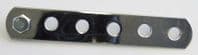 Silencer Bracket 6" in chrome with 6 holes ALT/WW93082-1-82