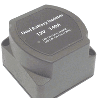 SPLIT CHARGE RELAY  12v 140A WITH MANUAL OVER-RIDE