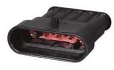 Superseal 1.50mm Male Blade Housing - 5 Way-3-011-55