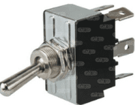 Toggle switch DOUBLE POLE   ON/ON   Voltage 12/24, Amp 16/8,  rated ALT/SW-CGO-180591-1-19
