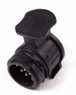 Towing electrics converts 13 pin socket to accept a 7 pin 12N caravan trailer plug  ALT/TP303-01