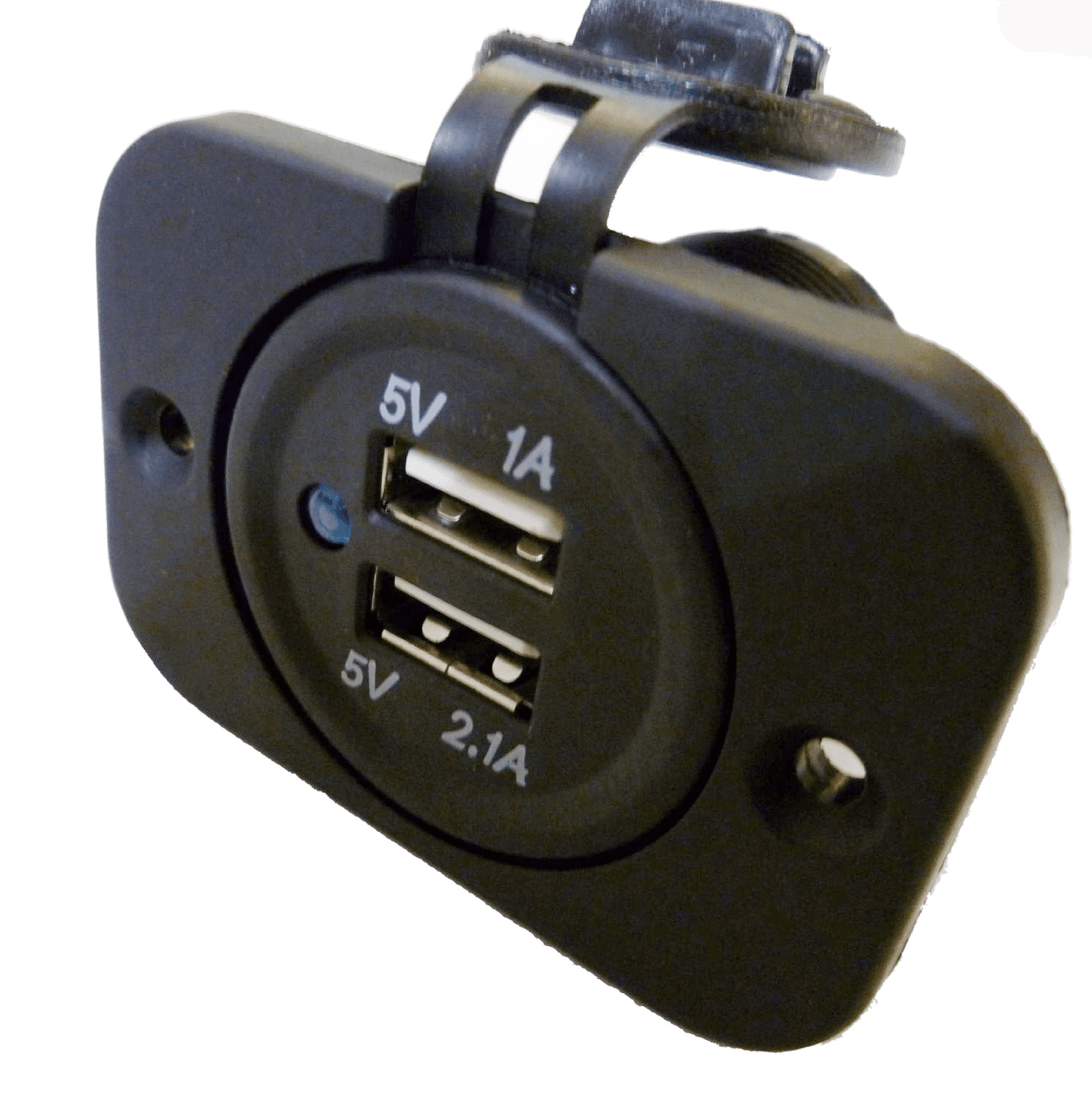 USB POWER SOCKET - TWIN USB SOCKET- FLUSH PANEL MOUNT ALT/USB194PANEL-28