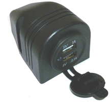 USB POWER SOCKET - TWIN USB SOCKET- SURFACE MOUNT<br>ALT/USB294-SURFACE-1-28