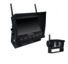 Wireless 4-CH QUAD Monitor With Integral DVR With 1 Or 4 Cameras - 12/24V-0-775-59