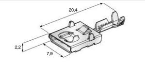 WIRING TERMINAL MTA1108502   6.3mm ALT/T1108502-1-61