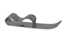 Zinc Plated Spring Steel Chassis Clips - 56 x 12 7mm-0-004-75