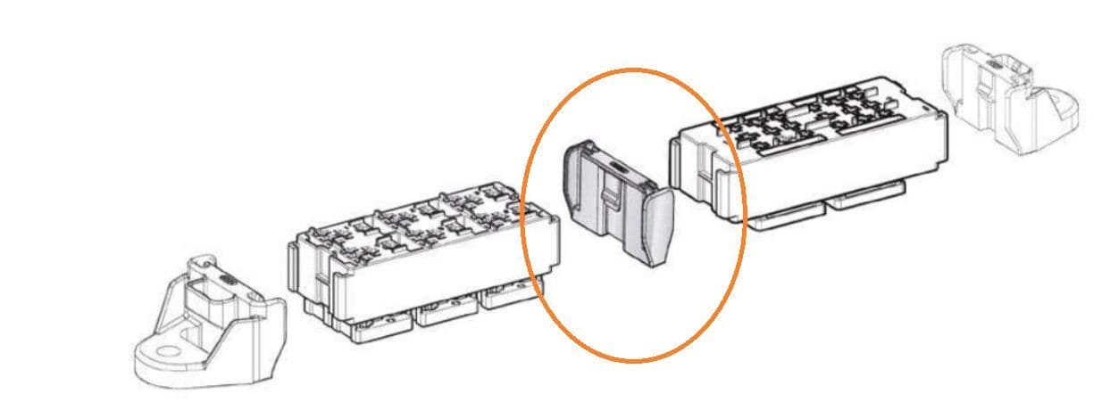 ALT/0301620-1-61 SINGLE MODULE LINEAR JOINTING SECTION