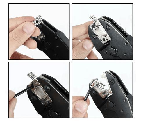 FLAG TERMINAL UNINSULATED TYPE CRIMPING TOOL ALT TT160