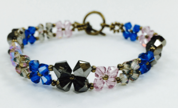 Crystal Beadwork Bracelet Jewellery Making Kit with SWAROVSKI