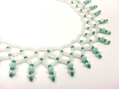 Netted Beadwork Necklace Jewellery Making Kit with SWAROVSKI