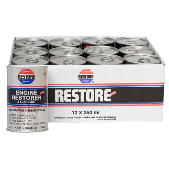 12 x 250ml cans Ametech Engine RESTORE Oil