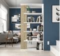 Adila White and Oak Effect Bookcase - 2934