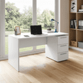 Amur Artic White Computer Office Desk Table - 2614