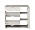 Arco Grey and White Shoe Cabinet - 11008516
