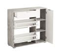 Arco Grey and White Shoe Cabinet - 11008516