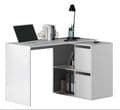 Athena White Reversible Desk with Storage - 2933