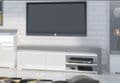 Athens Grey And White Gloss TV Unit - 3171