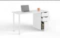 Blanco Artic White Desk With 3 Drawers - 2490