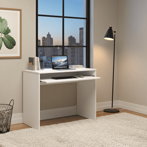 Blanco Small Artic White Desk - 2491