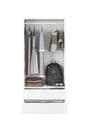 Cairo Artic White Compact 2 Door 2 Drawer Space-Saving Wardrobe  LCX222O - 3201