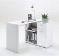 Carin Corner Flexi Desk White - 2560