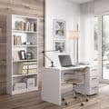 Cordoba Large Artic White Bookcase Bookshelf - 3291