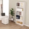 Cordoba Large Artic White Bookcase Bookshelf - 3291