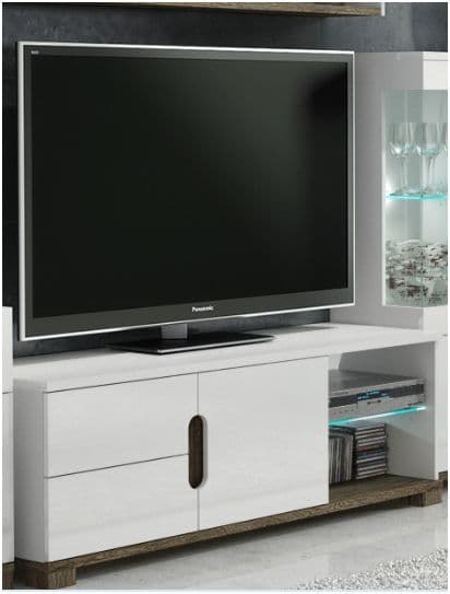 Costa TV unit White Gloss P9RXLS63 - 2579