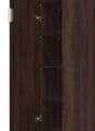 Cotswold Dark Brown 2 Door Utility Cupboard - 11011250
