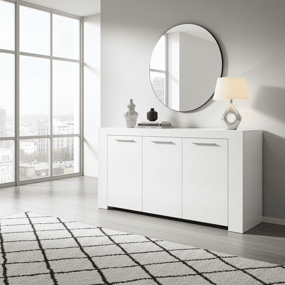 Curro Artic White Sideboard - 2558