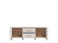 Dariqon Cashmere And Oak Effect 154cm TV Unit -  11014453