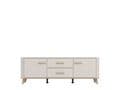 Dariqon Cashmere And Oak Effect 154cm TV Unit -  11014453