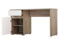 Elano Oak and White Gloss Desk - 11008650