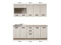 Gabriel White Oak Effect Kitchen Units - 11008675