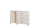 Granada Cashmere And Artisan Oak Effect Chest Of Drawers - 11013696