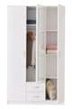 Kano White 3 Door Wardrobe - 11008714