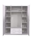 Kano White 4 Door Wardrobe - 11008721