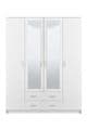 Kano White 4 Door Wardrobe - 11008721