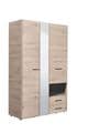Limone Grey Oak 3 Door Wardrobe - 11008262