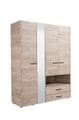 Limone Grey Oak 4 Door Wardrobe - 11008265