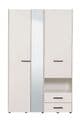 Limone White 3 Door Wardrobe - 11008264