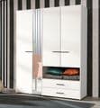 Limone White 4 Door Wardrobe - 11008267