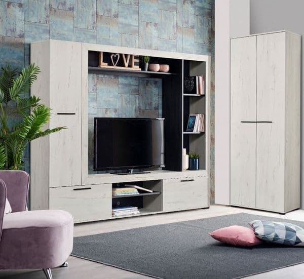 Lucerne Oak Entertainment Unit - 3058